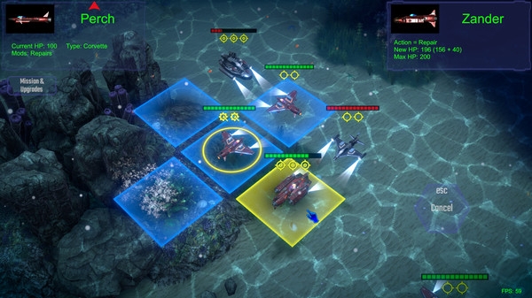每日新游预告《水下战役》海底战术回合制战略游戏